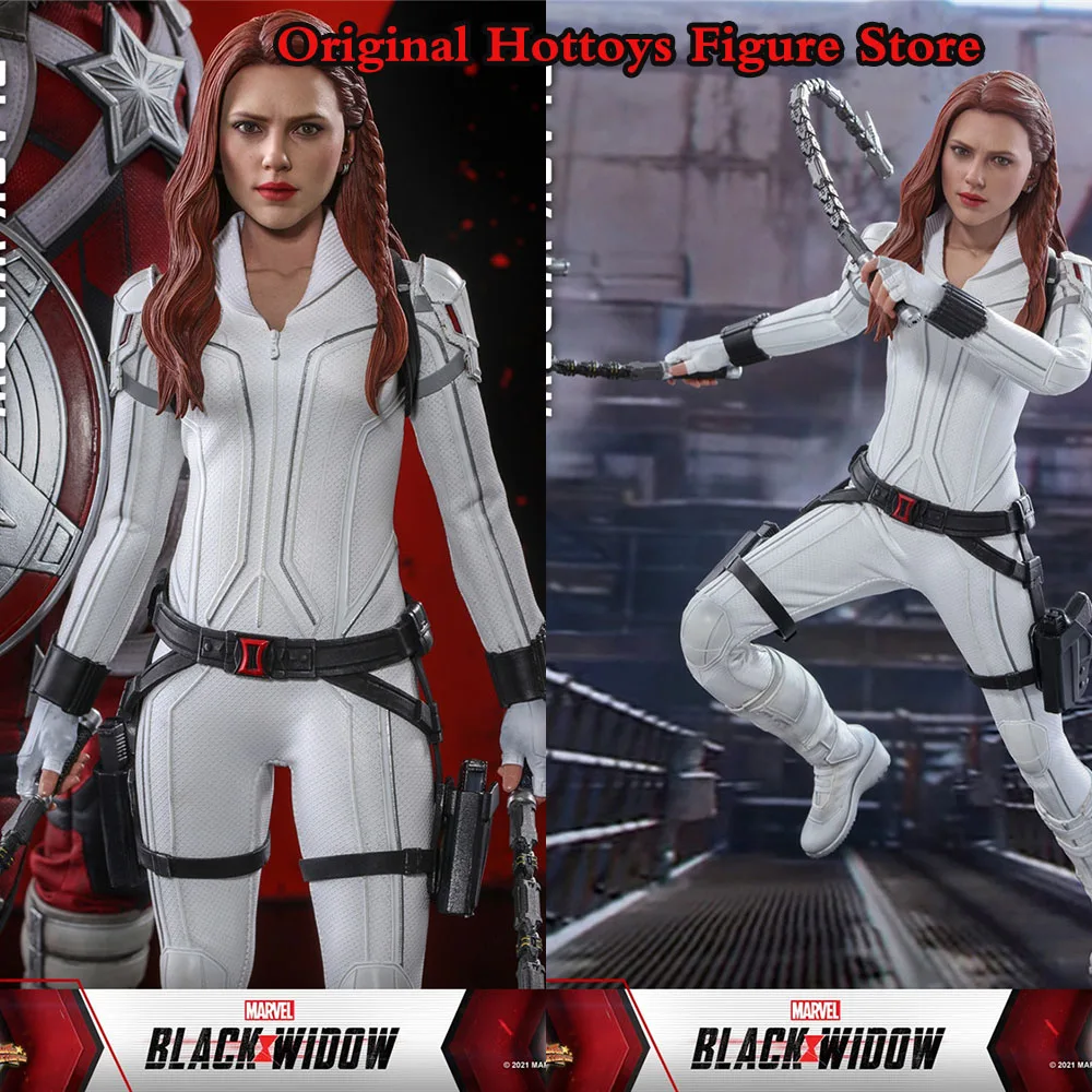 Hot Toys MMS601 1/6 Collectible Avengers Black Widow Snow Battle Suit Version Scarlett Johansson 12'' Female Actio Figure