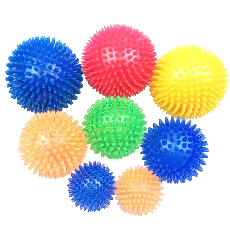 

Puppy Large Dog Vocalizing Chewing Toy Ball Massage Bite Resistant Elastic Training Ball TPR Pet Dog Toy Accessories Supplies