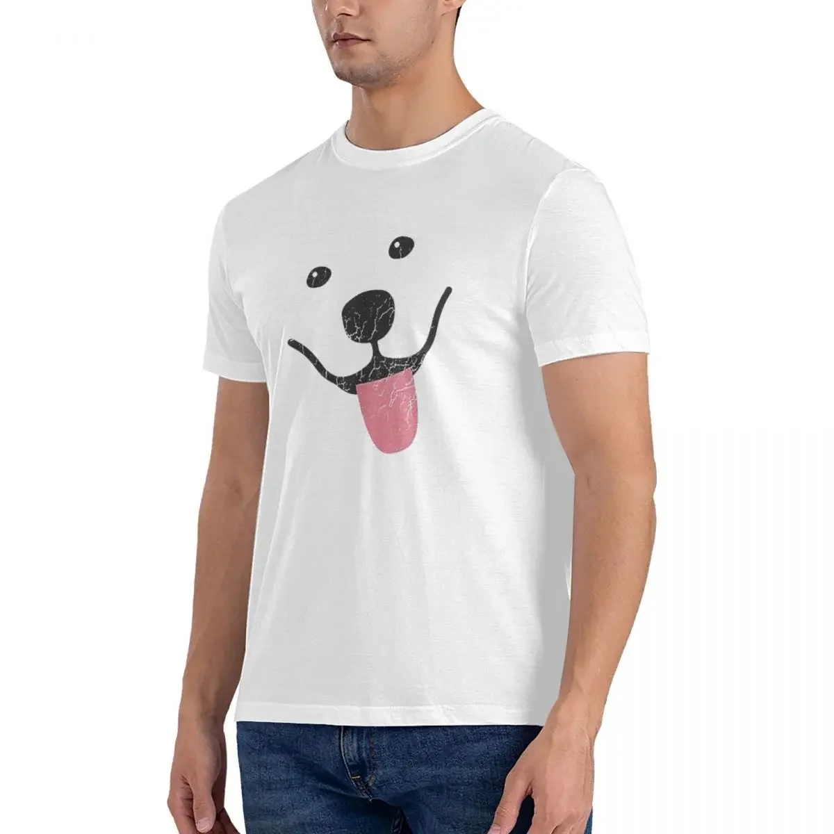 100% Cotton Funny Samoyed T-shirt Unisex Funny Oversized T Shirt Men O-Neck Summer Shirts Tops S-6XL