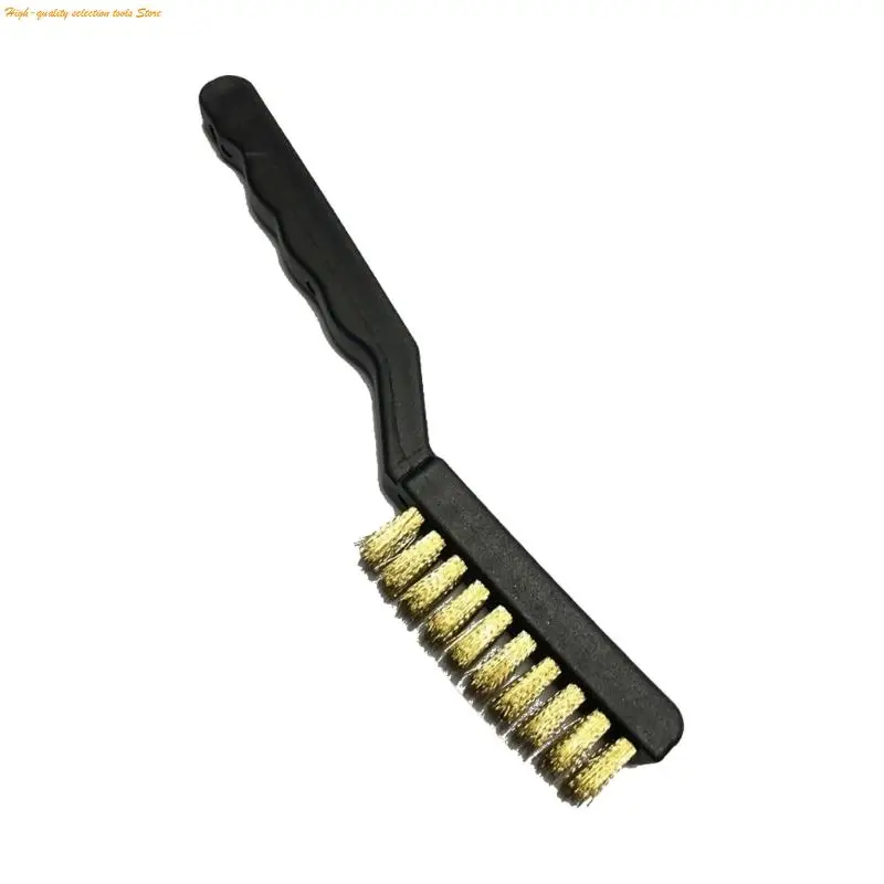 203F Durability Metal Cleaning Brush Copper Steel Bristles For Rust Removal On Tool Bike Parts Car Components Multipurpose
