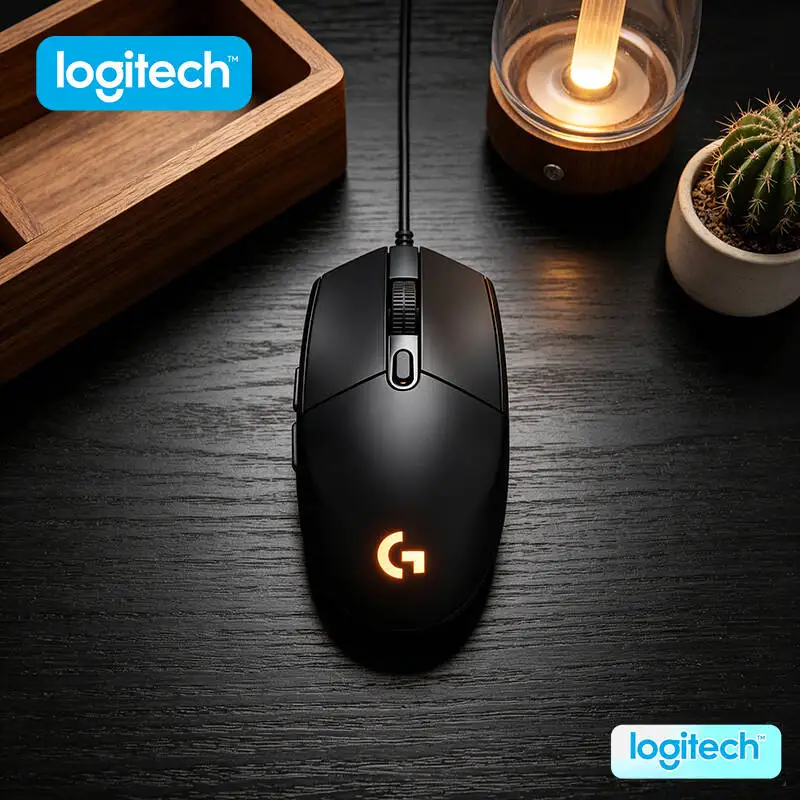 

Logitech G102 Prodigy Mouse 1ms Report Rate RGB Backlit 6 Customizable Keys Comfort Grip for Esports Tournaments Casual Gaming