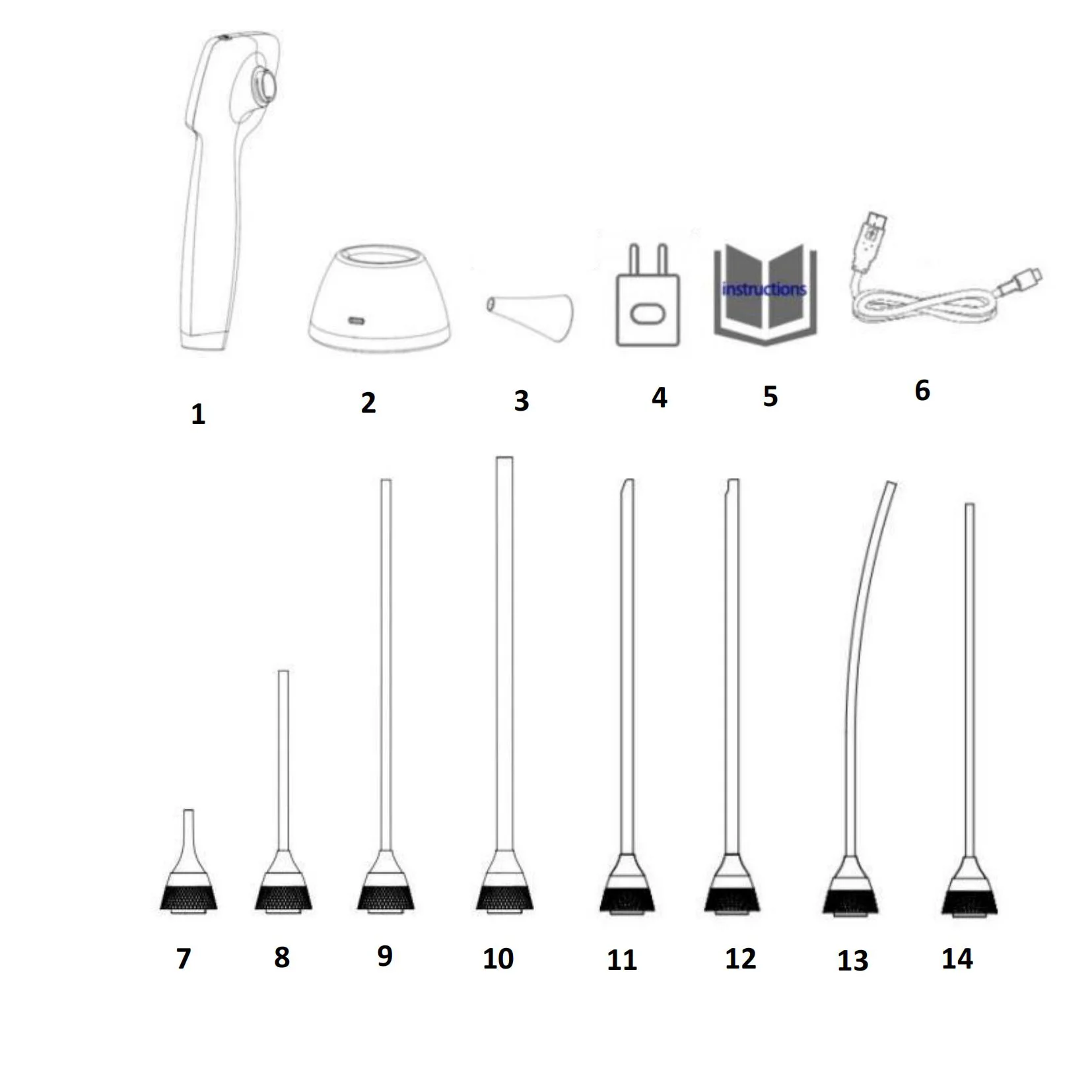 Veterinary Sinoscope Medical Digital Veterinary Ent Ear Nasal Endoscopy Camera Electronic Video Endoscope for Pet