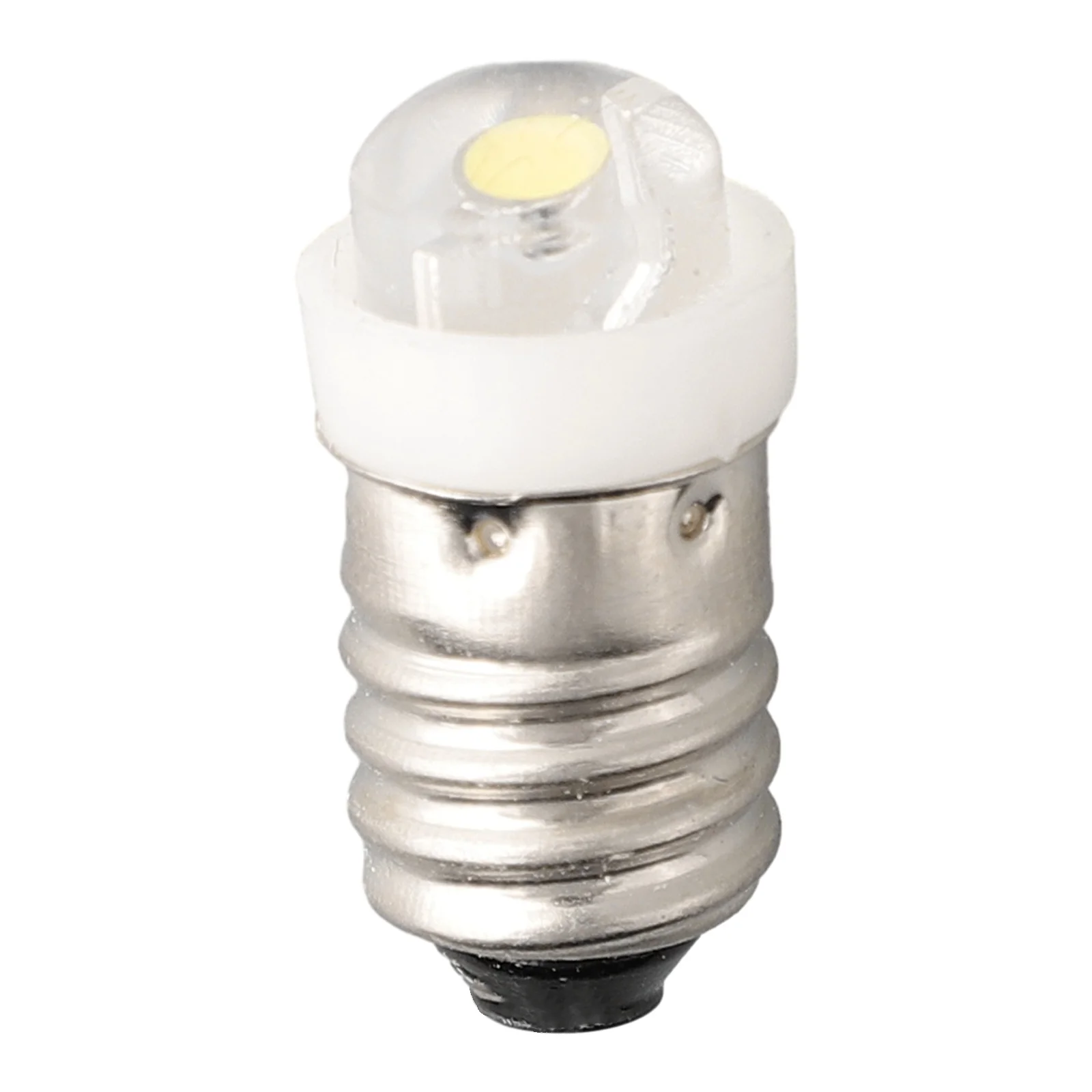 Flashlight Light Bulb DC 3/4.5/6V Parts Practical 0.5W 1pc 25g 6000K Accessories E10 Grass+Metal Silver White LED