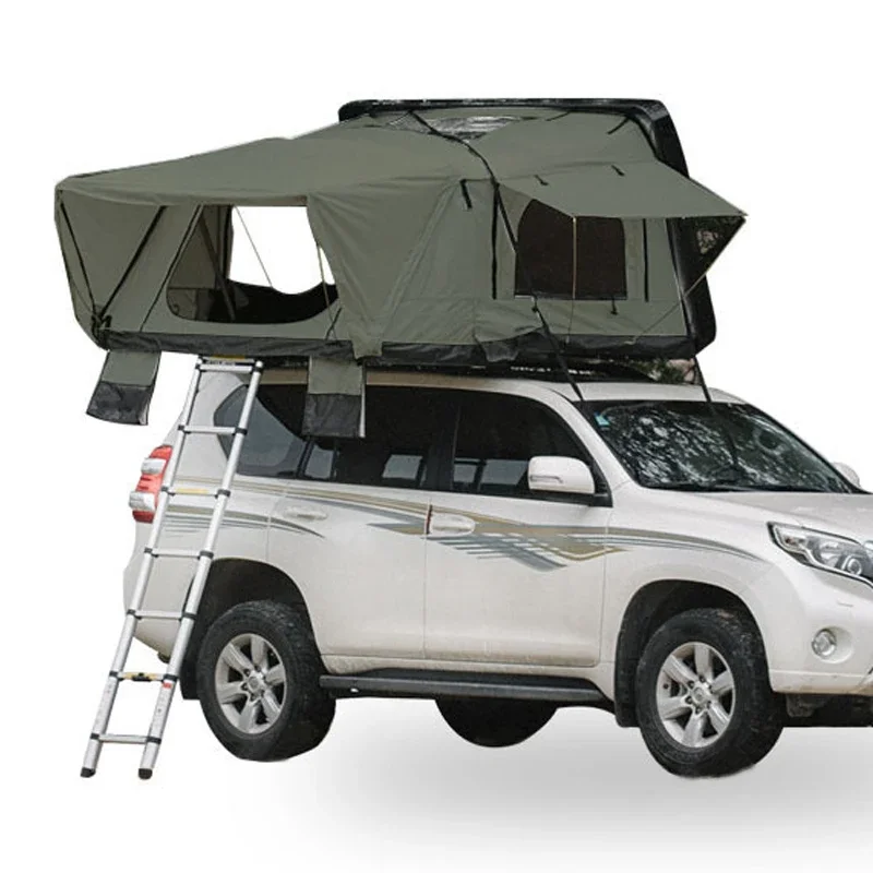 

Waterproof 4 Person Roof Top Tent Car Rooftop Tent ABS Hard Shell Top Roof Tent For 4X4 Camping