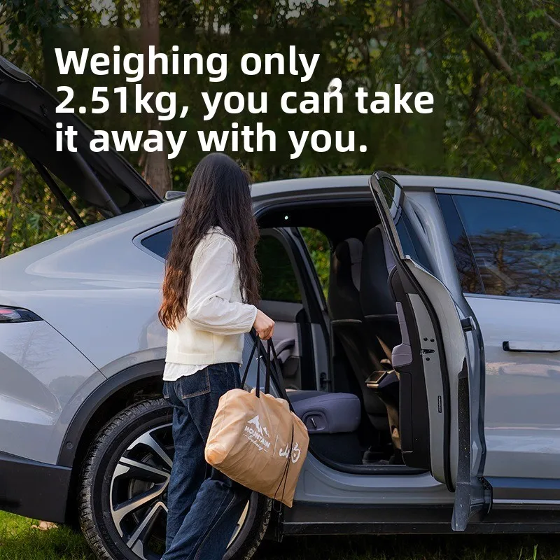 Car inflatable bed travel mattress sleeping artifact in the car