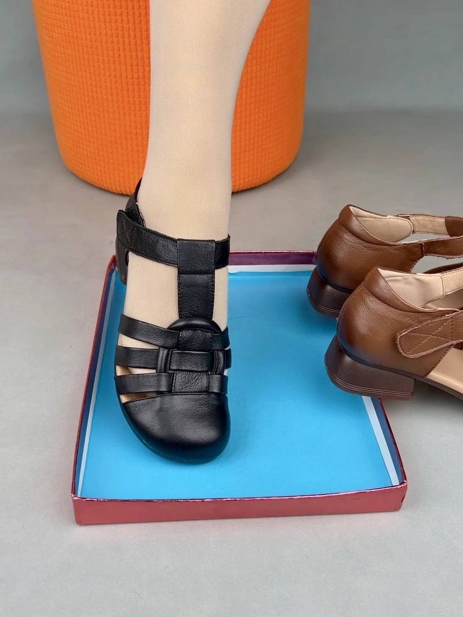 sandales-a-lanieres-en-cuir-style-romain-pour-femme-nouvelle-collection-ete-ajourees-respirantes-confortables-chaussures-pour-maman-talon-bas-fermeture-a-scratch
