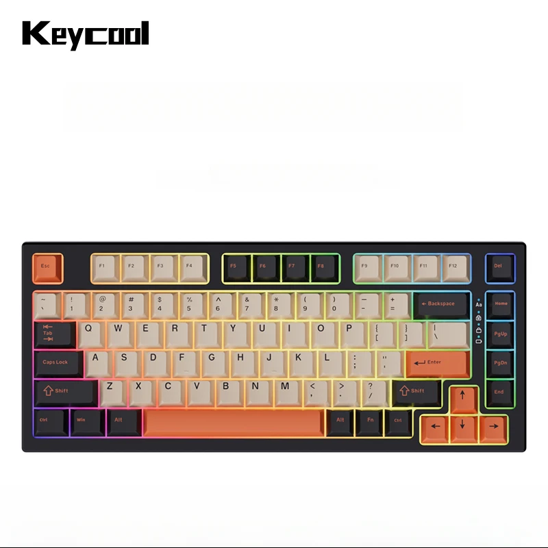 

Keycool Y75 Bluetooth RGB hotswap HE switch Keyboard Gateron Hall effect switch RT fast gaming