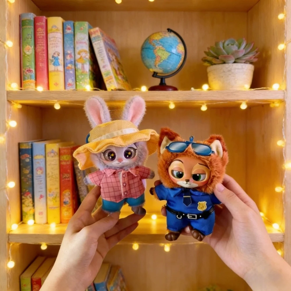 Caja ciega de Zootopia de Disney, figura de acción bonita de Nick Judy, muñeco de peluche, caja misteriosa, figuras de Anime, mochila, colgante, regalos de navidad