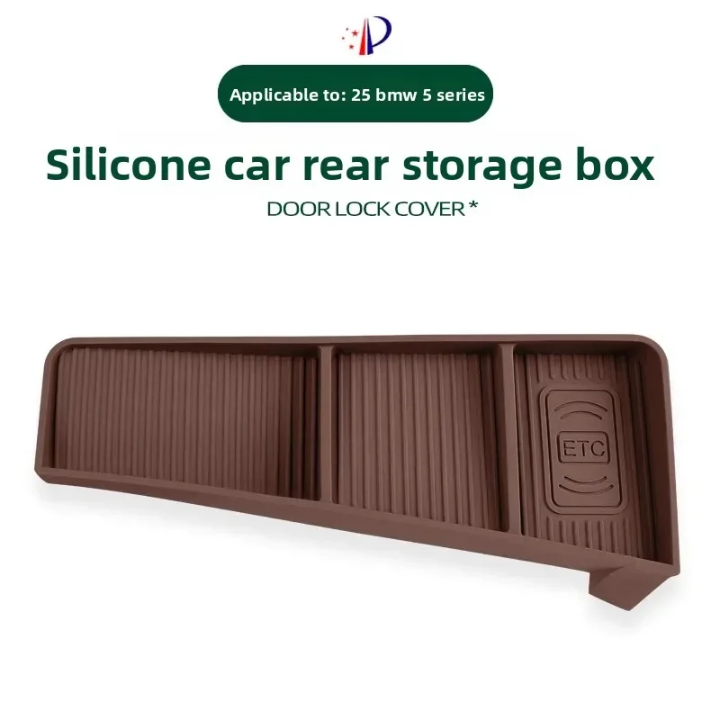 

Silicone Storage Box for BMW 5 Series 25 Models Navigation Screen Rear Original Color Car Interior Organizer