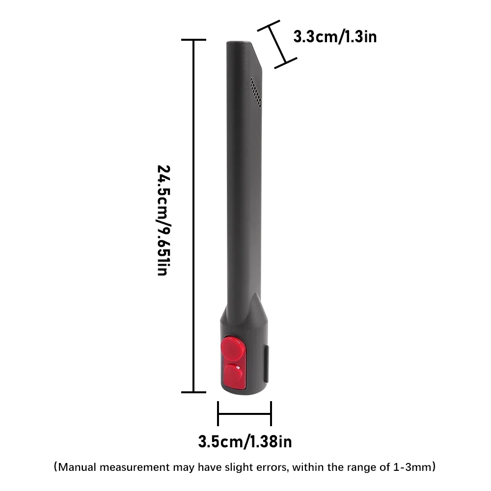 Cabeça de sucção da peça do bocal de fenda para dyson v11 v15 v7 v8 v10 aspirador de pó iluminado ferramenta de limpeza peça de reposição