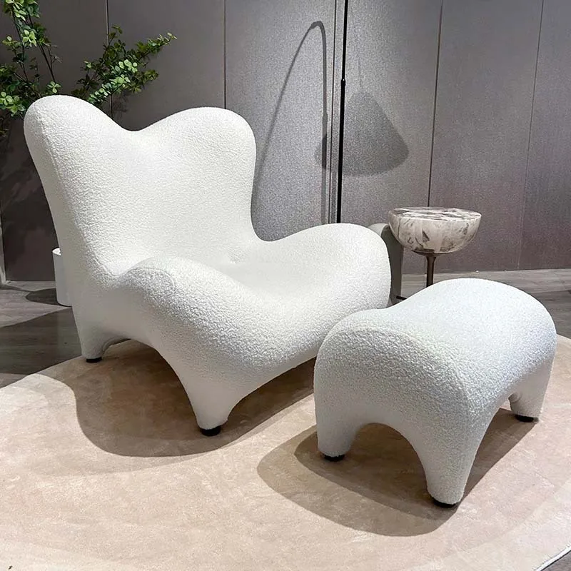 

Light luxury special-shaped leisure chair designer queen chair sedentary comfortable sofa chair small apartment household