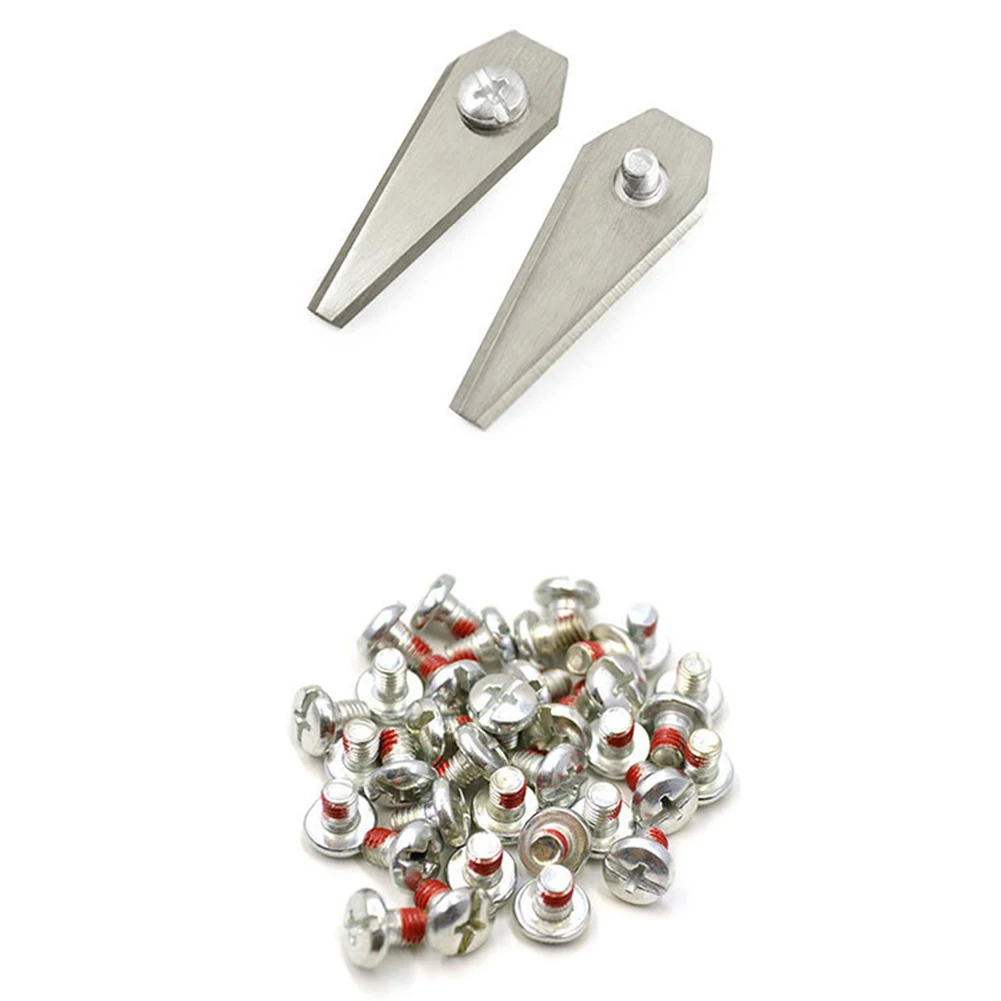 

18Pcs Grass Cutter Blade Anti-rust for Bosch Indego 800 1000 1200 (Silver)