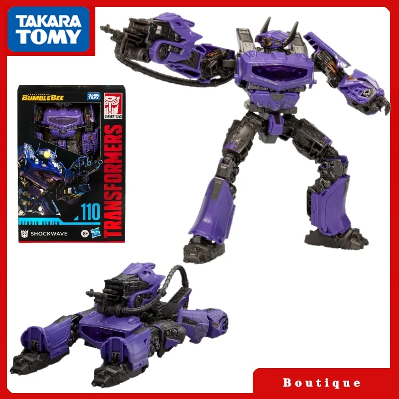 In Stock Transformers Toys Studio Series SS110 Voyage Class Shockwave Action Figures Aniime Gifts Classic Hobbies Collectible