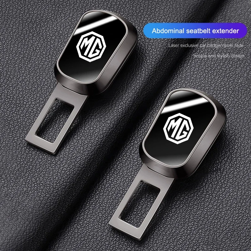 Car Seat Belt Extender Safety Buckle Extension Lock Insert Plug For MG ZS MG4 EV MG HS MG3 MG5 EV Marvel R Auto Accessories