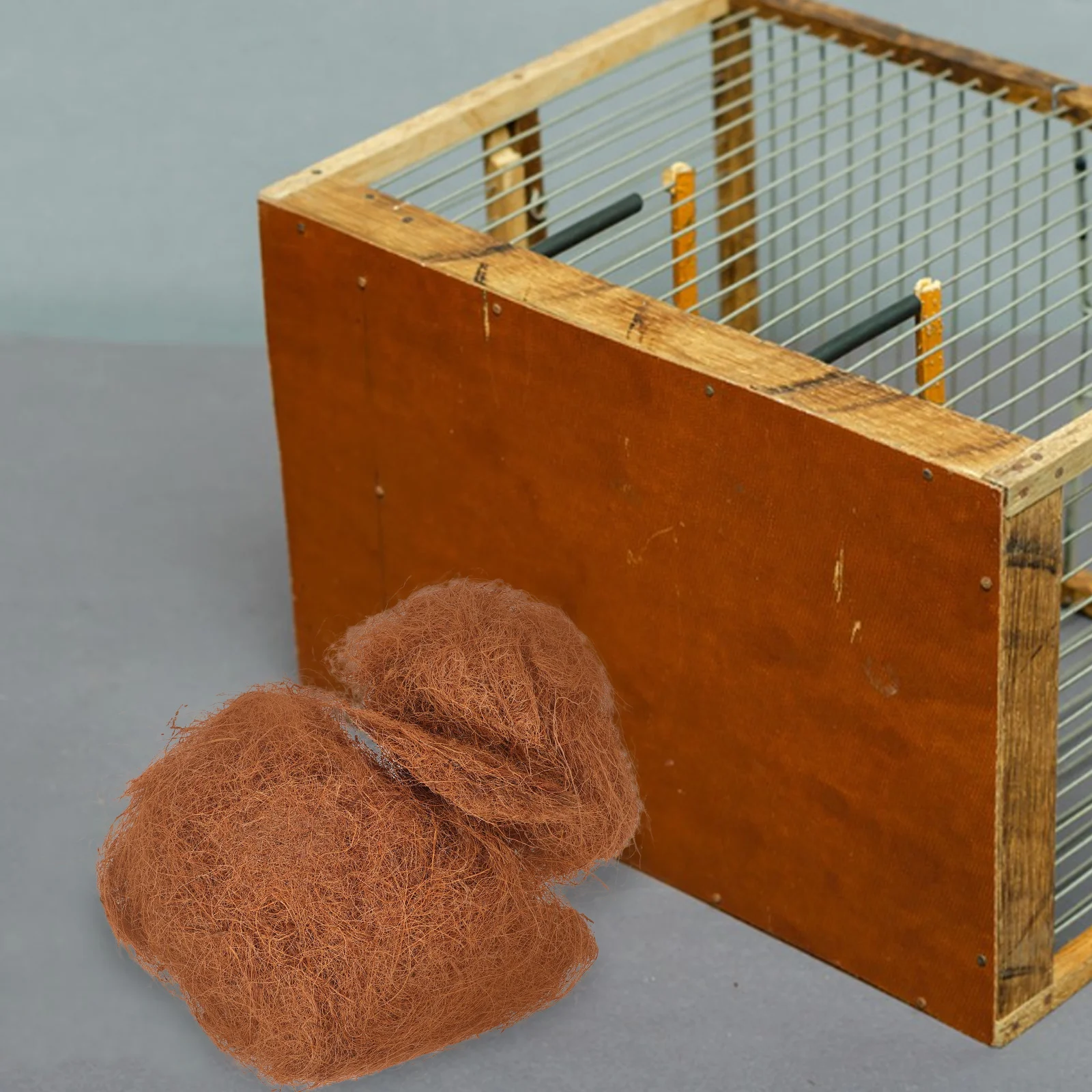 

Coconut Fiber Bird Nest Natural Material 250g Warm Breeding Bed for Parakeets Finches Lovebirds Small Birds Nesting Supplies