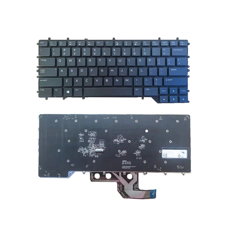 

US RGB Backlit Keyboard For Dell Alienware M15 R3 M15 R2 0080CF Per-Key RGB Laptop Backlight