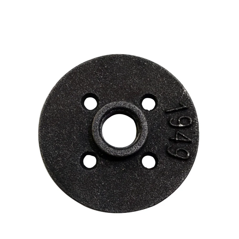 

10 шт. 3/4 дюйма ковкая резьбовая напольная фланцевая железная фурнитура для промышленной мебели настенная фланцевая застежка для шасси