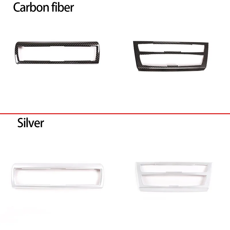ABS Car Console CD Panel Frame AC Air Vents Cover Trim Decorative For BMW 1 2 Series F20 F21 F22 F23 2012-2018 Car Accessories