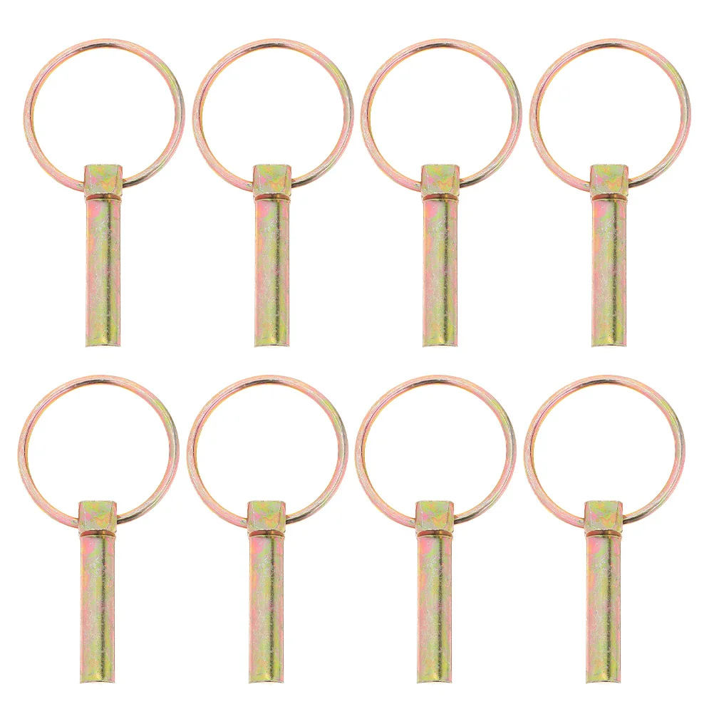 

8Pcs Safety Lock Pins Heavy Duty Trailer Hitch Kit Secure Locking Pin Set for Tractors Mowers Carts Trailer Hitch Pin