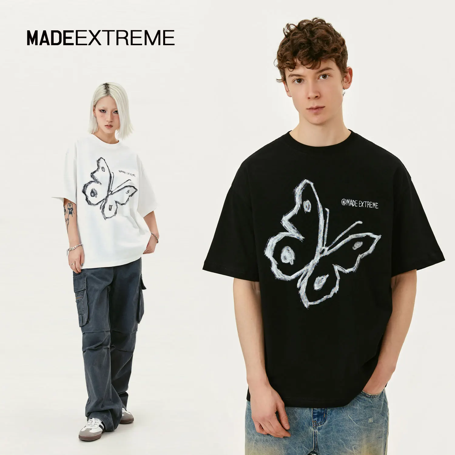 Футболка с бабочкой MADEEXTREME