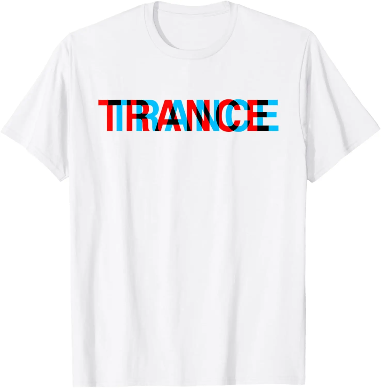 Trance música ilusión óptica Glitch Trippy EDM Rave camiseta Unisex verano ropa de calle Tops ropa personalizada Camisas