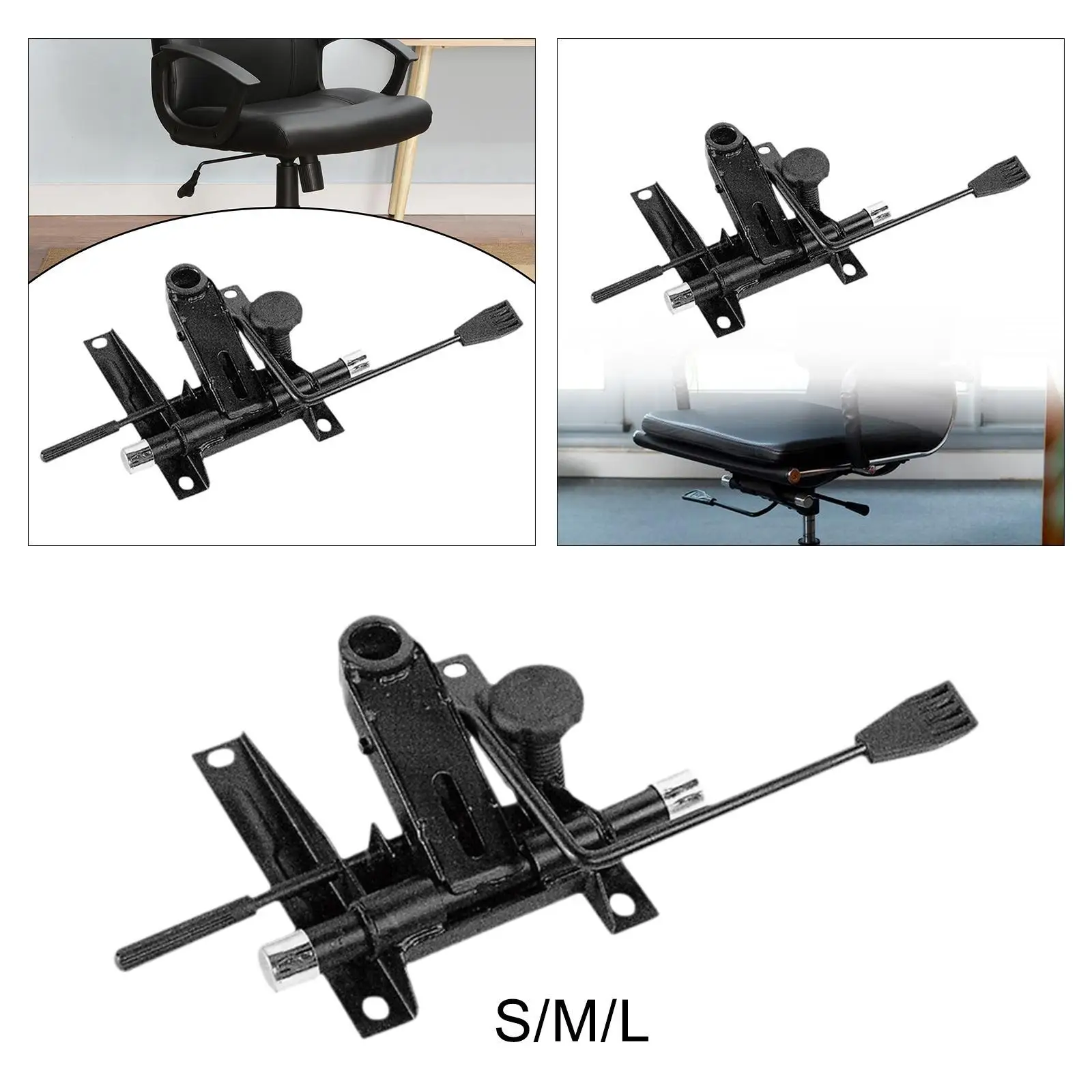 Swivel Chair Chassis Repair Parts Metal Chair Tilt Control Mechanism Professional Office Swivel Chair Parts Chair Accessories