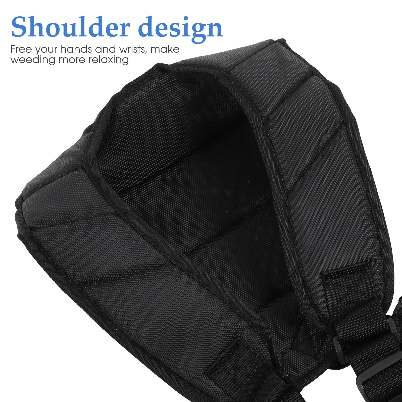 

Universal Black Strimmer Shoulder Harness Strap Adjustable Cutter Belt for Brush Cutter Trimmer Pruner Comfortable Carry Hook