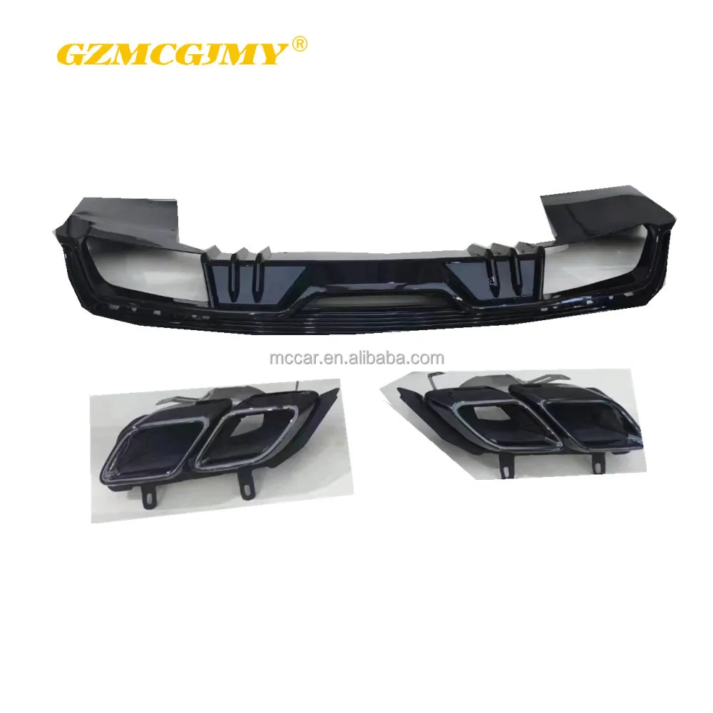 

The black series car rear bumper separator is suitable for Cadillac CT5 Obsidian rear diffuser