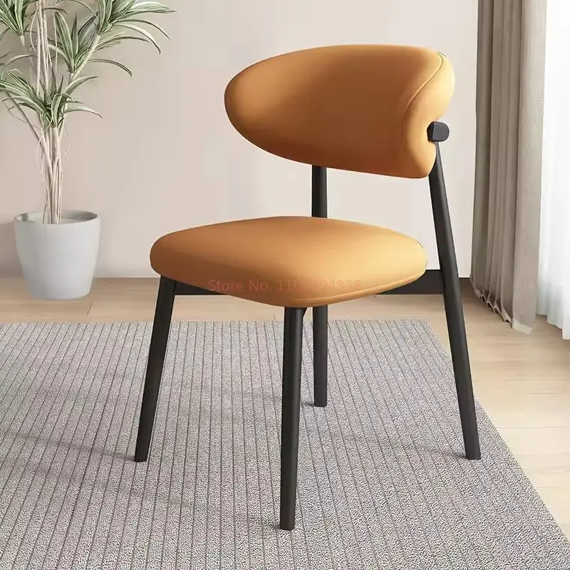 Luxurious Dining Chair Home Modern Minimalist Dining Room Chair Backrest Minimalist Living Room Chair Fashion Beautiful Upscale image 5
