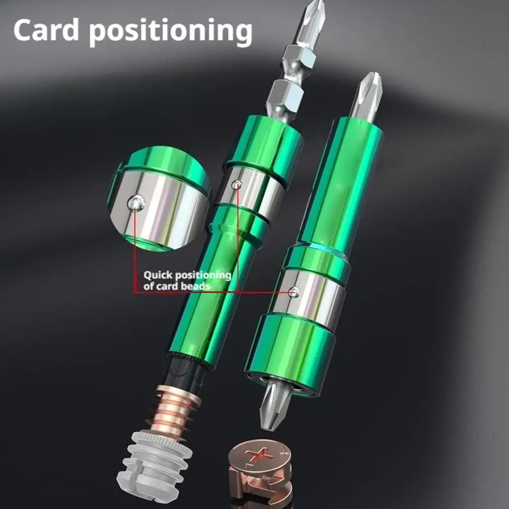 

1/4 lengthened strong magnetic wind batch sleeve three-in-one magnetic sleeve electric drill bit magnetic coil