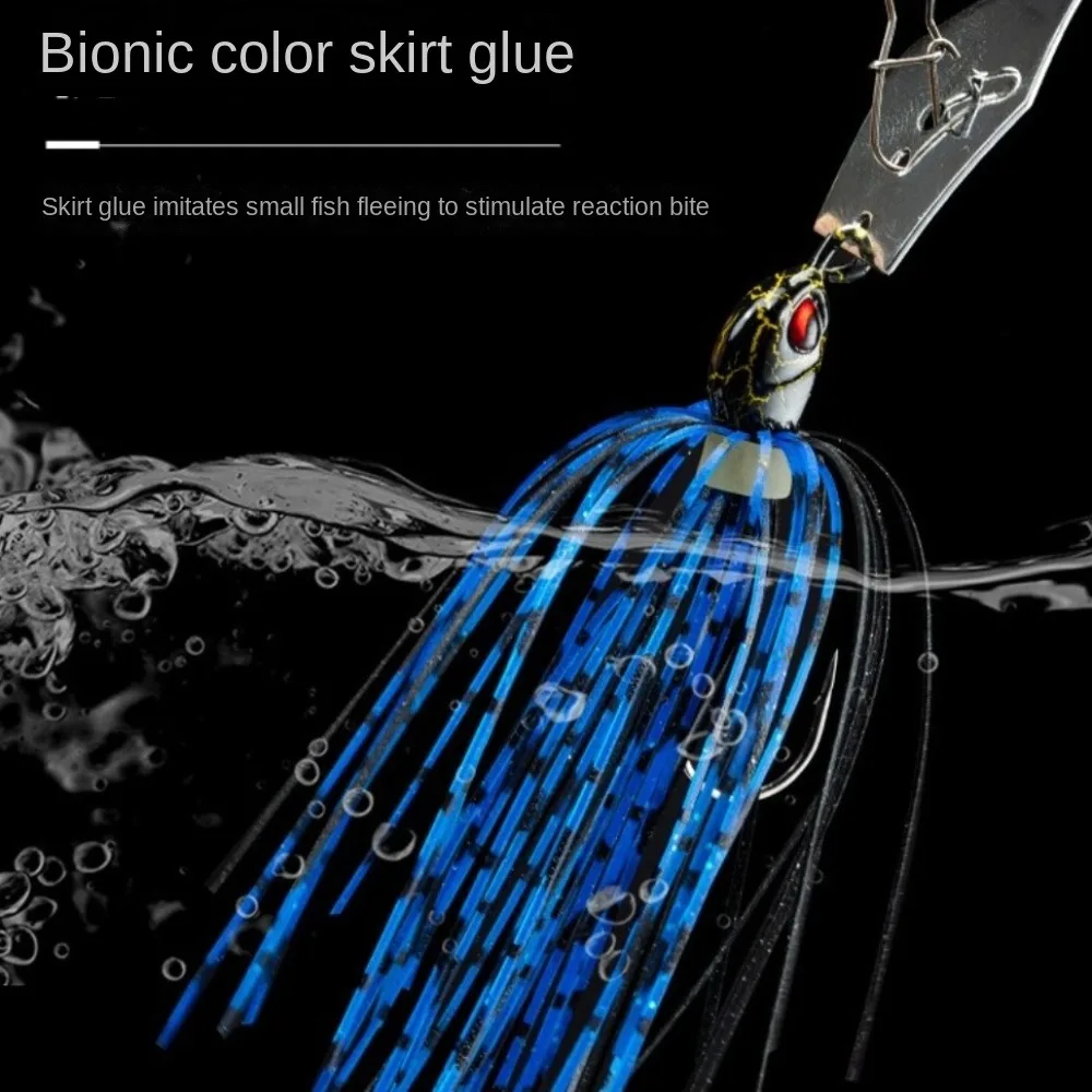 Chatterbait de silicona con borlas para lubina, lucio y lucioperca - imagen 4