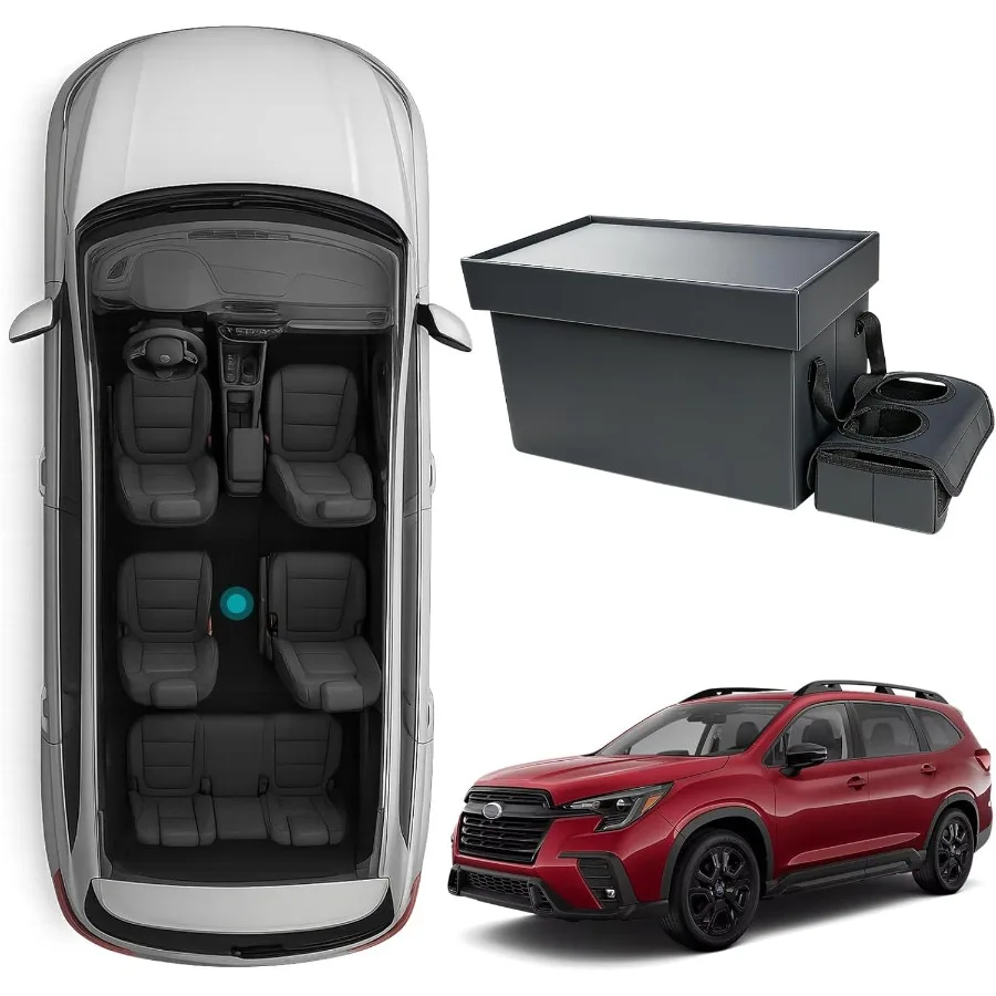 

Органайзер для автомобильного сиденья для Subaru Ascent 20192025, ящик для хранения консоли на заднем сиденье с подстаканником для аксессуаров Ascent, орган консоли