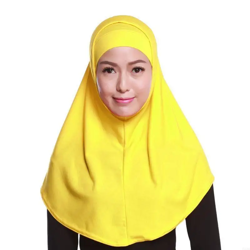 2Pcs Hijab Scarf Muslim Headscarf Islamic Neck Cover Under Scarf for Head Wear C 6XDA