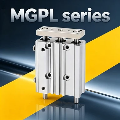 Stroke 10-400MM MGPLPneumatic Compact Guide Cylinder MGPL12/16/20/25/32/40/50/63/80