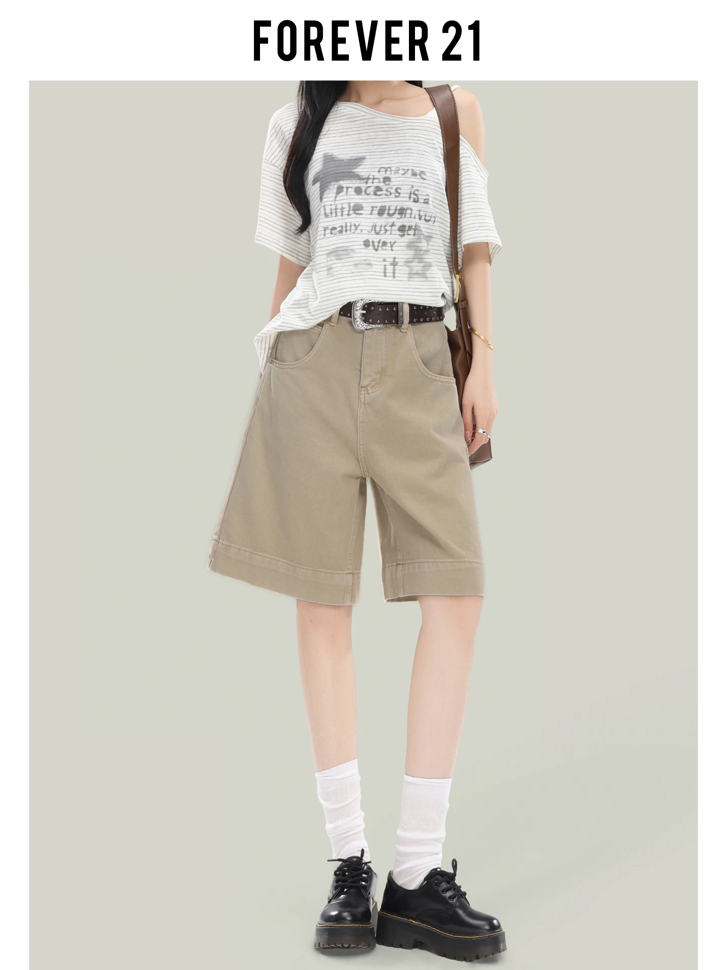 Shorts de Mezclilla de Cintura Alta y Pierna Ancha para Mujer, Pantalones Cortos Holgados con Corte en Forma de Pera, Estilo Americano Forever 21, Shorts de Mezclilla Casuales de Verano