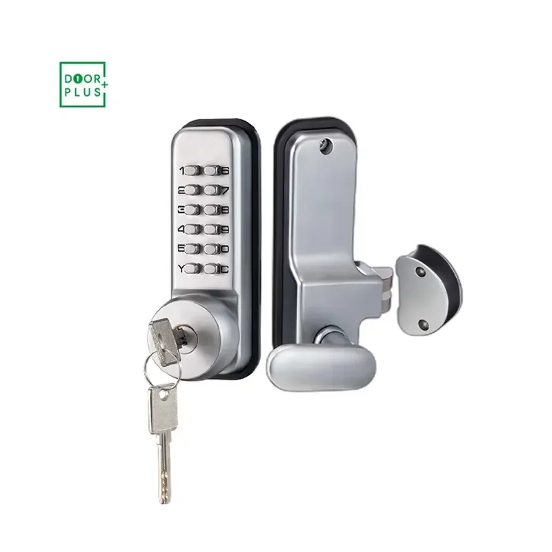 Doorplus Mechanical Code Door Locks Entry Combination Push Button Door Keyless Wooden Digital Door