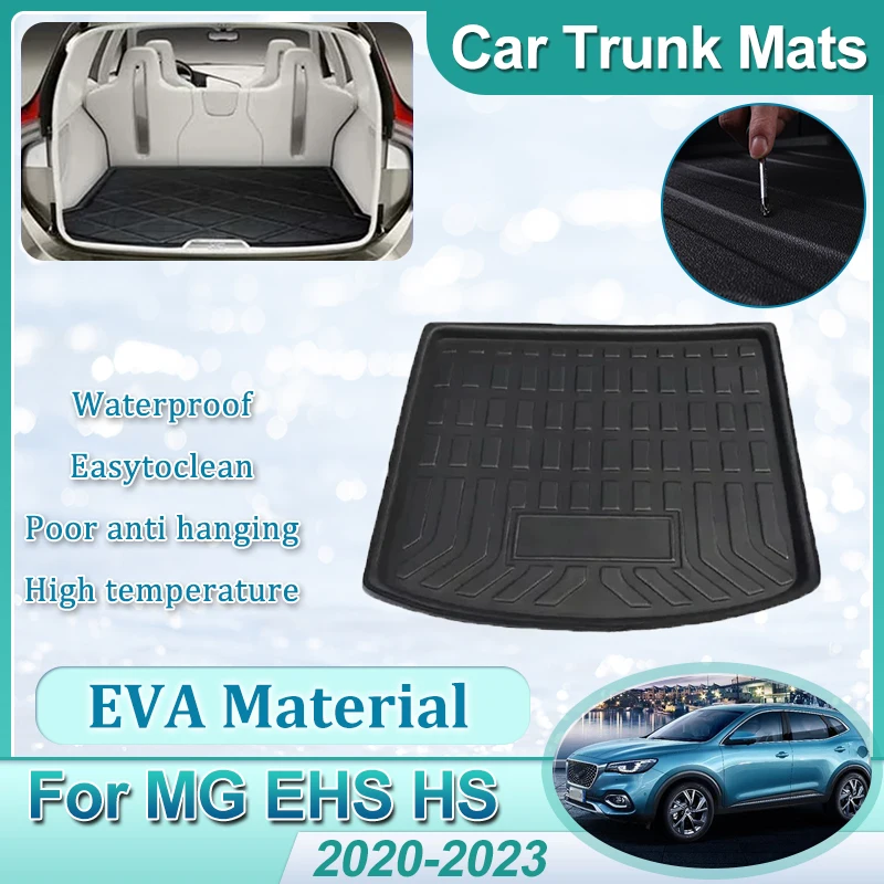 

Для MG EHS eHS HS 2020 2021 2022 2023 Plug-in PHEV MK1 EVA коврик в багажник противоскользящий защитный водонепроницаемый коврик аксессуары для интерьера