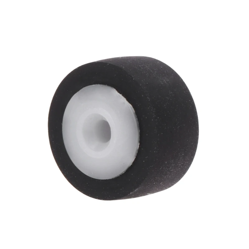 Replacement Pulley Wheel Low Noise Tape Recorder Rubber Pinch Roller Pressure Cassette Belt Pulley Rubber Coated Roller