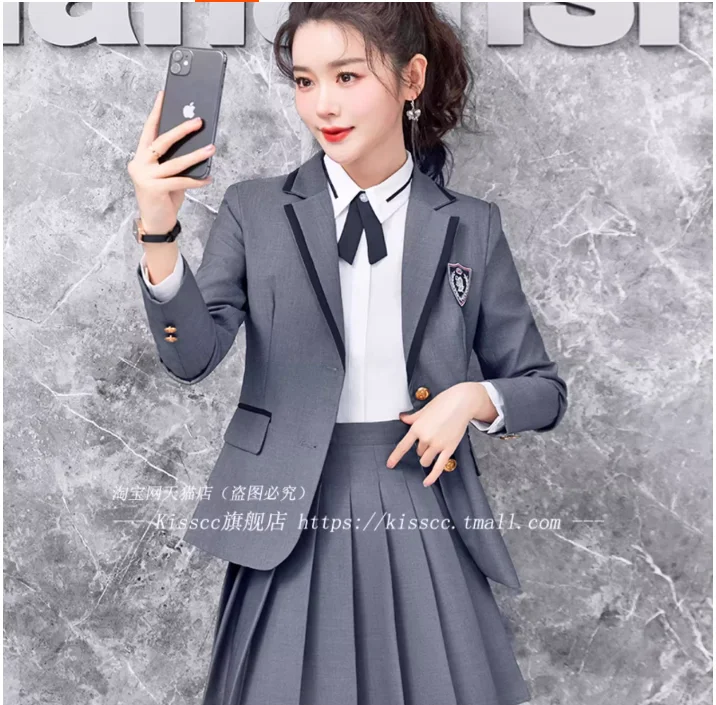 Uniforme da insegnante di scuola materna uniforme JK in stile college britannico