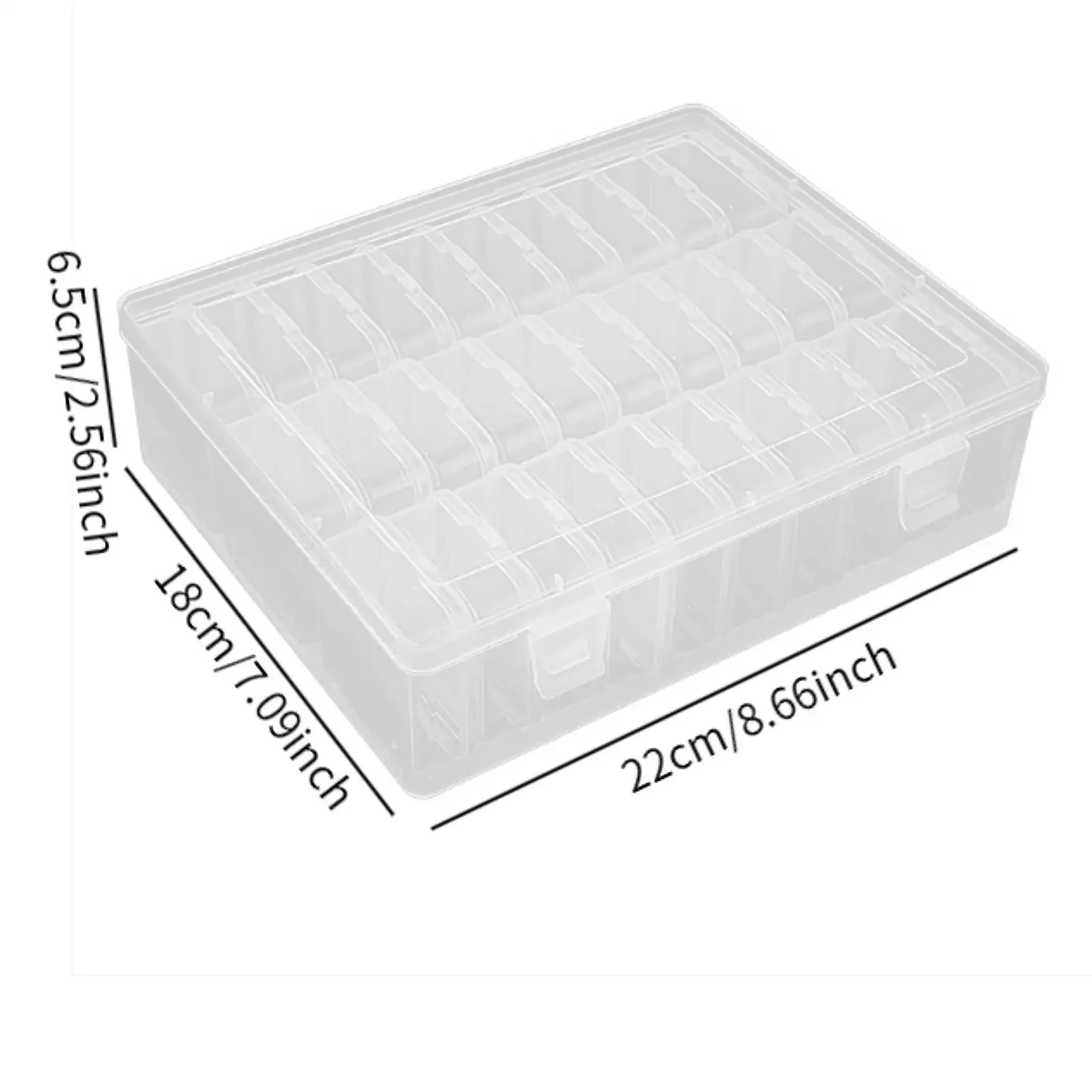 Bead Organizer Box Empty Bead Storage Container for Beads Rings Nail Art