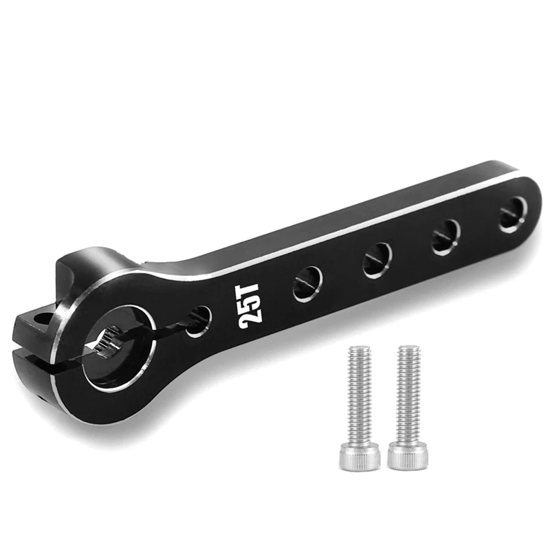 

A93U-Metal 25T Steering Arm Servo Horn For 1/10 RC Crawler Axial Scx10 Trx4 Trx-6 Parts