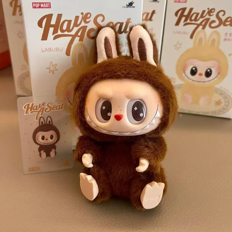 

New Fashion Cute Labub Monster Doll Second Generation Sitting Party Series Blind Box Decorative Pendant Children's Festival Gift