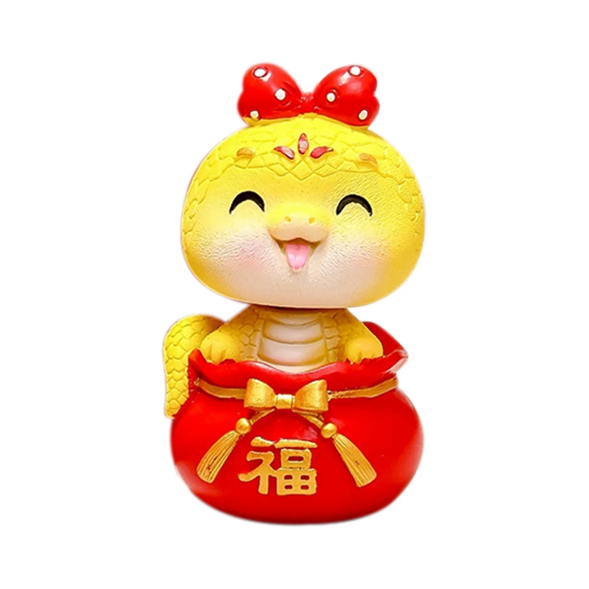 ATTU Gifts Snake Ornaments New Year Snake Gift Toy New Zodiac Gift Year of the Snake Doll. [Blessing]