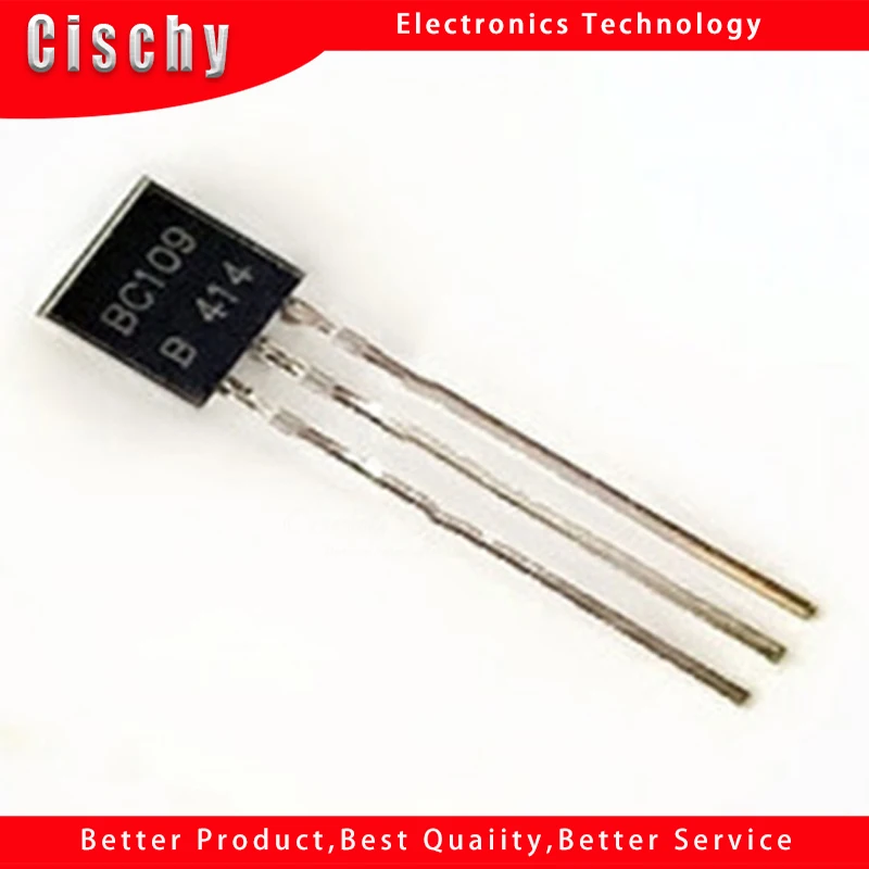 10Pcs BC109 TO92 BC108B Transistor TO-92 Baru Asli