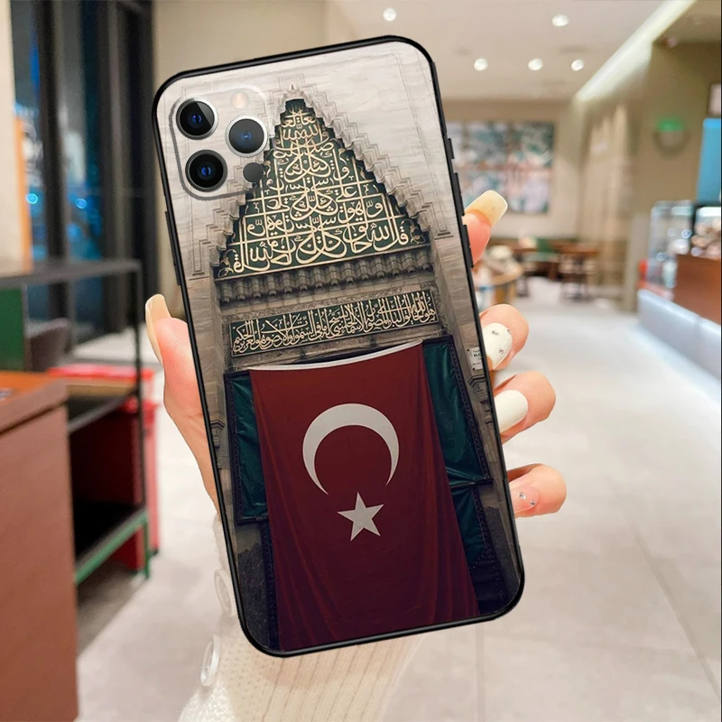 Turkey Turkish Flag Phone Case For iPhone 16 15 14 13 12 11 Pro Max Mini X XS XR 6 Plus Back Cover