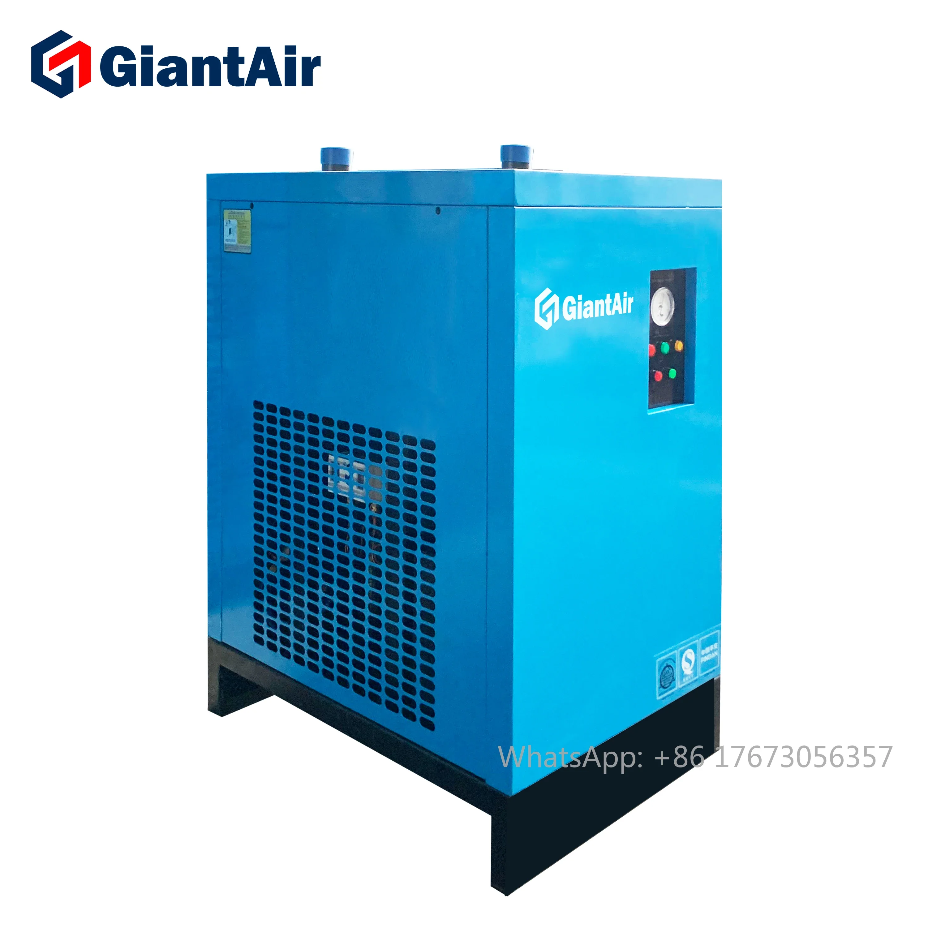 Small 10HP 1.5m3/min Refergerated Air Dryer 8bar 10bar 12bar 16bar Hot Air Dryer For Printing Machine