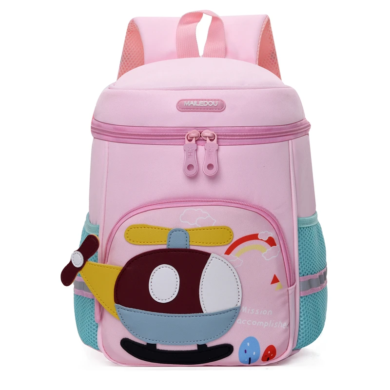 Kids Backpack Cute Airplane Kindergarten Mini Travel Bag Nice Preschool Gift for Toddler Girls Boys 3-6