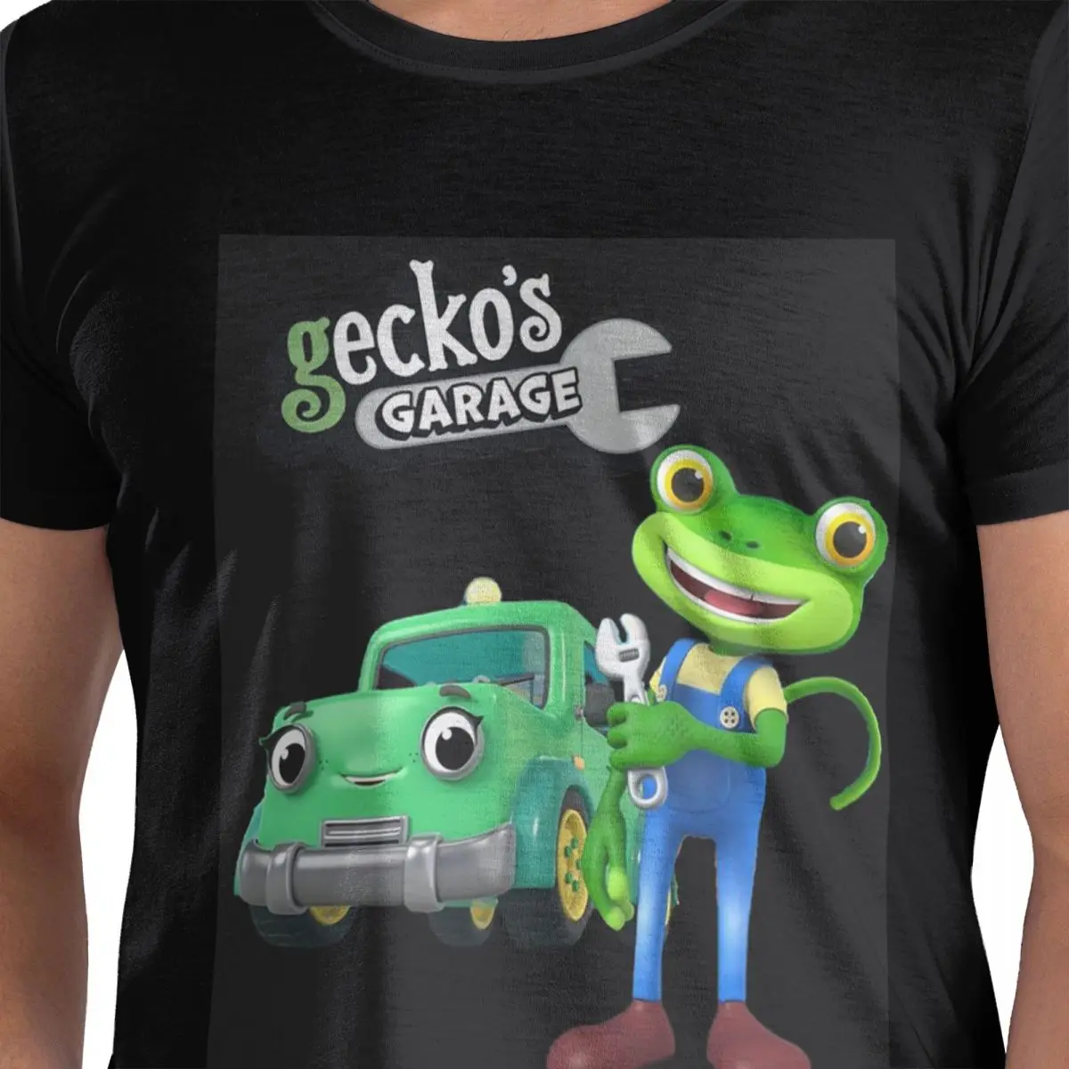 

Tilly The Tow Truck Geckos Гараж Крепление Грузовики Транспортные средства Футболка из 100% хлопка Мужские модные футболки Мужские футболки с круглым вырезом и коротким рукавом