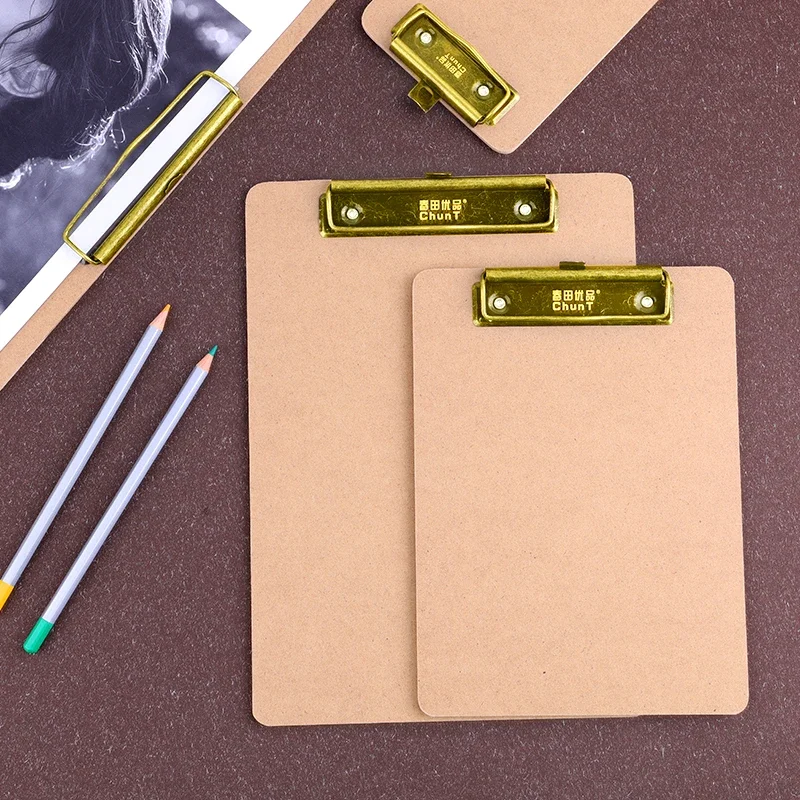 Fibre Board A4 Clip Writing Stationery Board 8K Clip Student Paper A3 Clipboard  Office Supplies  Paper Holder Office