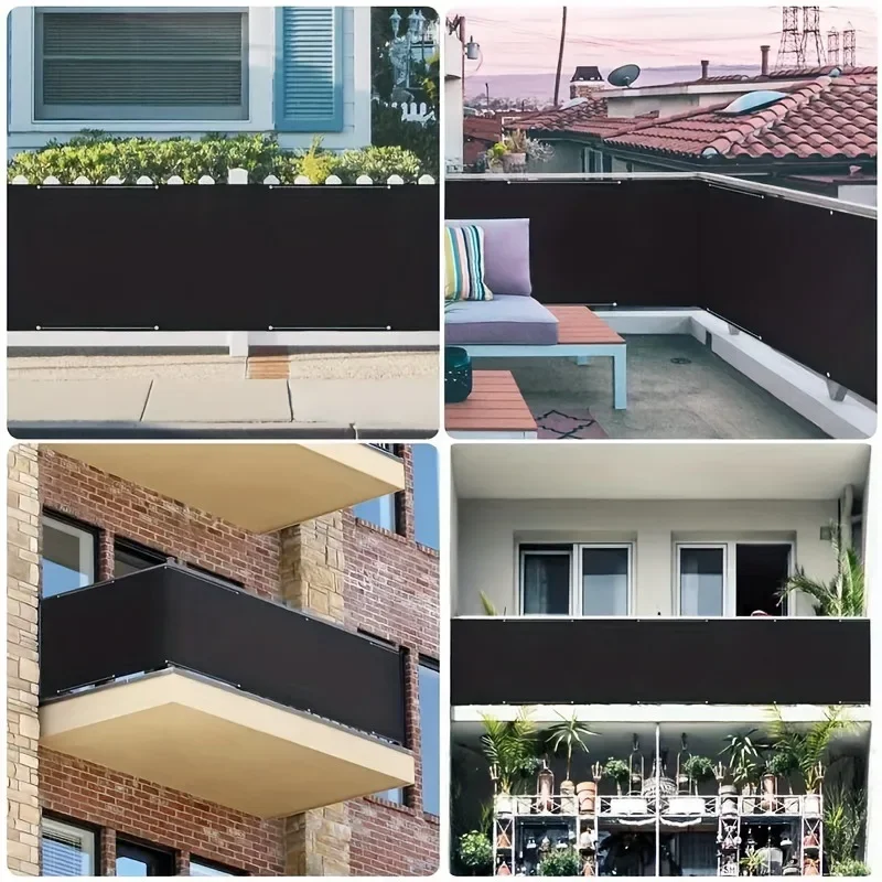 Anti-UV Sunshade Net Balcony Privacy Fence Netting Garden Succulent Plant Shade Net Shelter Screen Sunshade Swimming Pool Cover